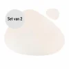 Placemats-Krumble Placemat set design - 2 stuks - Wit