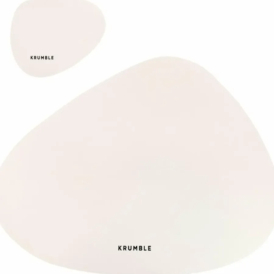 Placemats-Krumble Placemat set design - 2 stuks - Wit