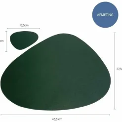 Krumble Placemat set design - 4 stuks - Groen