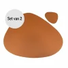 Placemats-Krumble Placemat set design - 2 stuks - Bruin