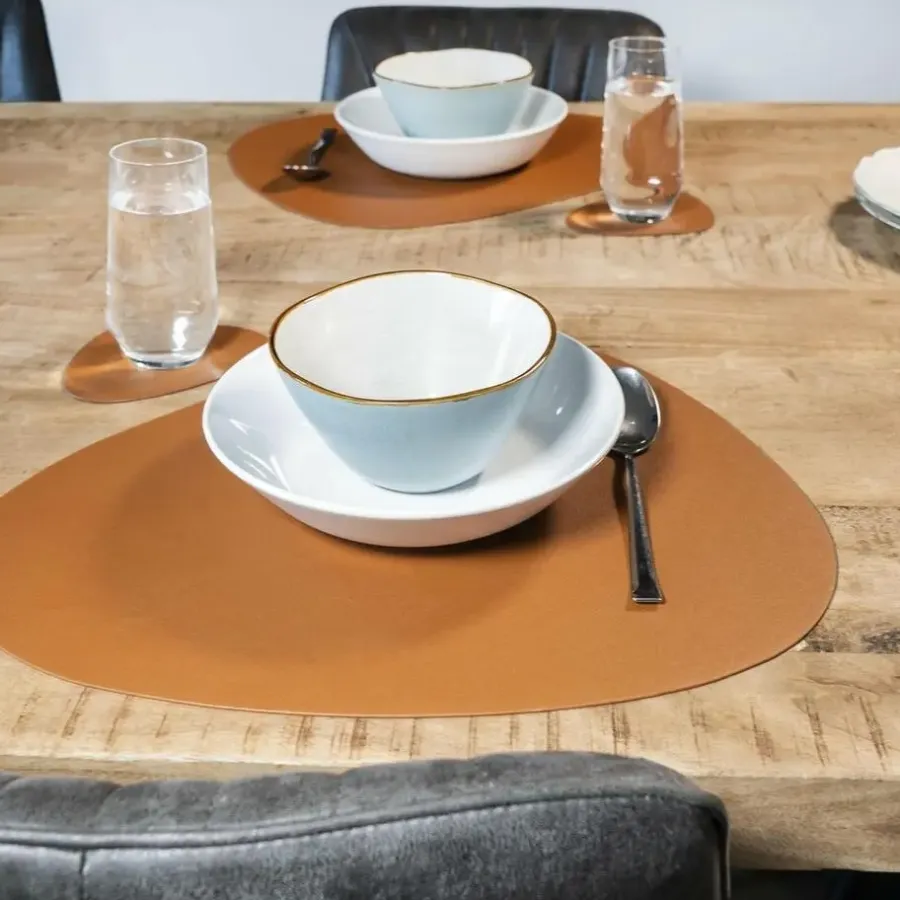Placemats-Krumble Placemat set design - 2 stuks - Bruin