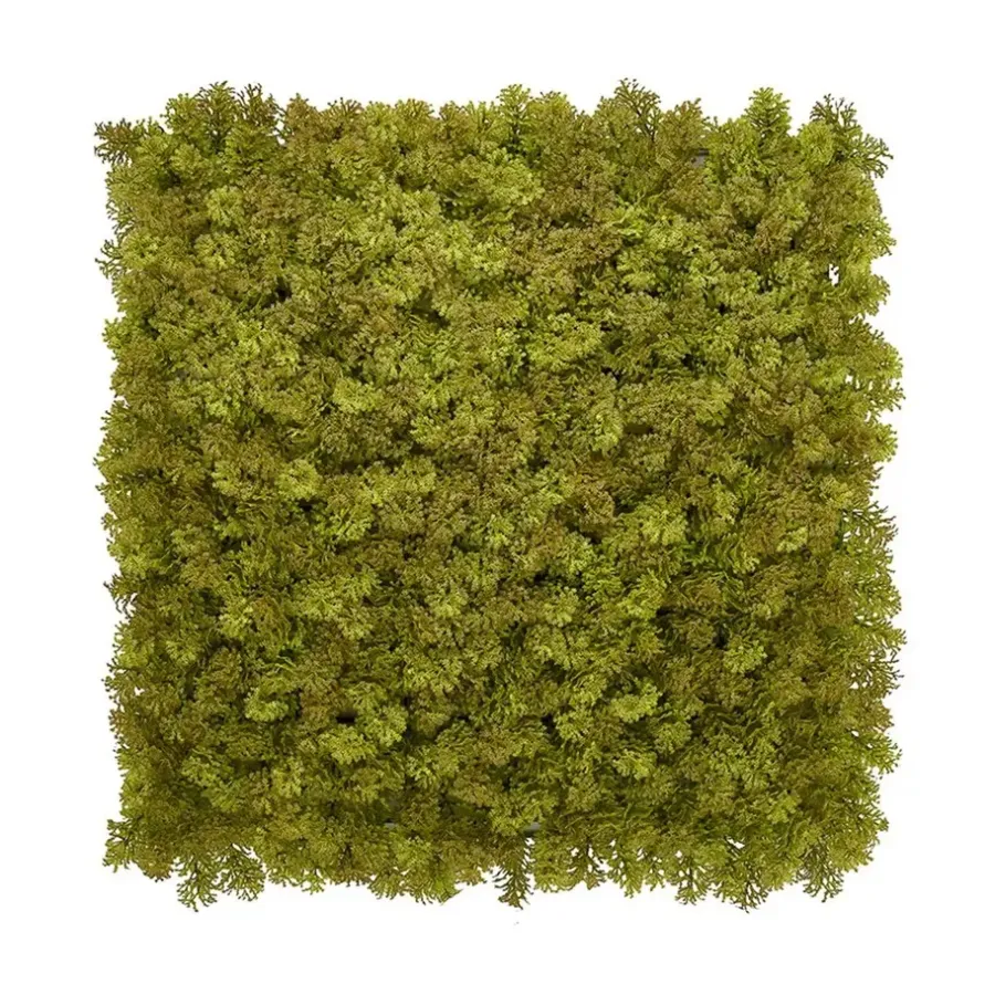 IVOL Kunsthaag wandpanelen - Mospaneel legergroen - 100x100 cm