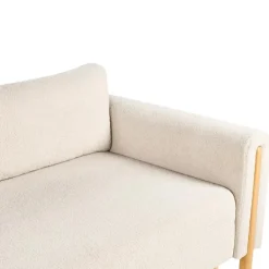 Slaapbanken|Slaapbanken-Leen Bakker KVAM - Slaapbank 3-zits opbergruimte - Beige - Bouclé
