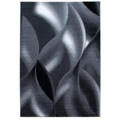 Laagpolige Vloerkleden-Muratap Laagpolig Vloerkleed Plus - Grijs Zwart - 160x230 cm - Tapijt Woonkamer