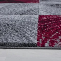 Muratap Laagpolig Vloerkleed Plus - Grijs Rood - 160x230 cm - Tapijt Woonkamer