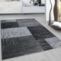 Muratap Laagpolig Vloerkleed Plus - Grijs Zwart - 240x340 cm - Tapijt Woonkamer