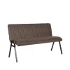 Eetkamerbanken-LABEL51 Eetkamerbank Matz - Antraciet - Microfiber - 145 cm
