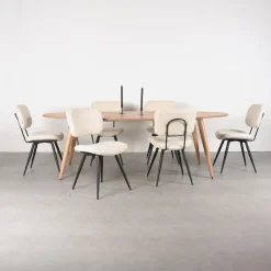 LABEL51 Eetkamertafel Ines - Naturel - Eiken - 210 cm