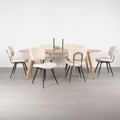 LABEL51 Eetkamertafel Ines - Naturel - Eiken - 210 cm