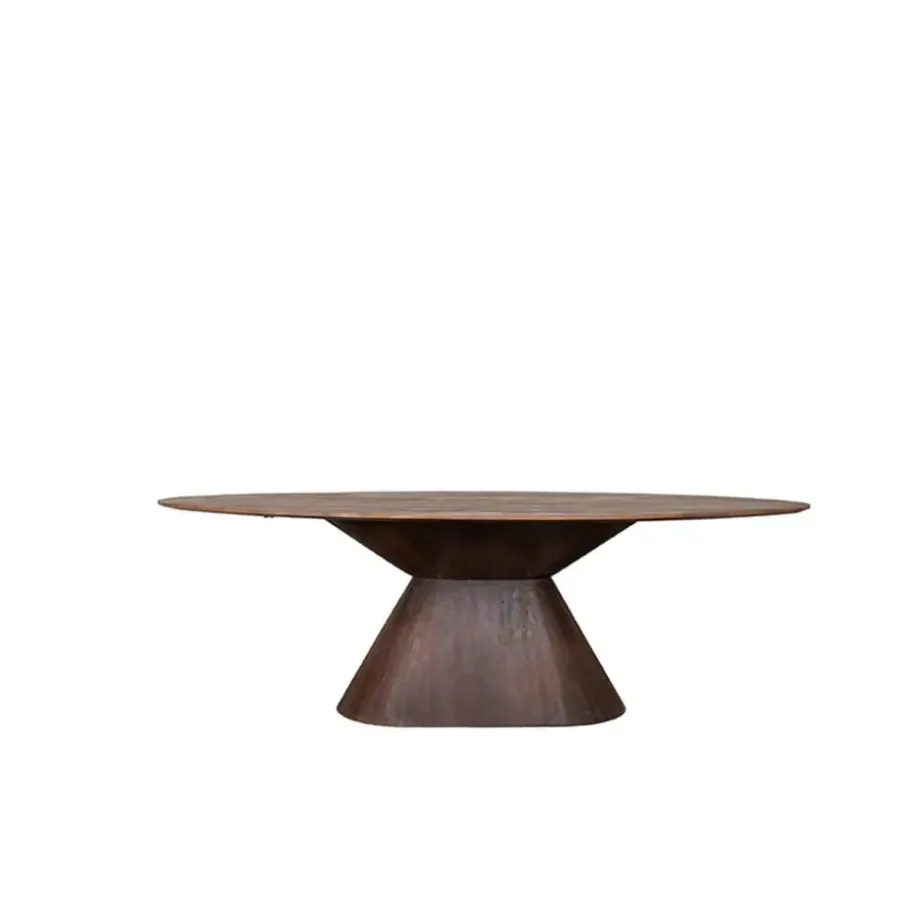 LABEL51 Eetkamertafel Jagger - Espresso - Mangohout
