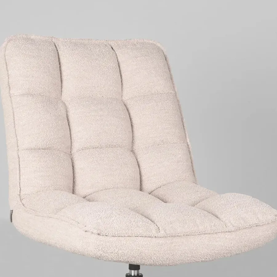 LABEL51 Fauteuil Vince Naturel Boucle