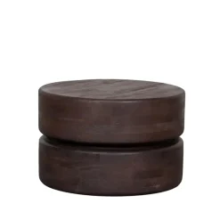 Salontafels-LABEL51 Salontafel Milly - Espresso - Mangohout - 50 cm
