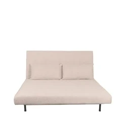Slaapbanken|Slaapbanken-LABEL51 Slaapbank Double Bouclé Naturel/Zwart