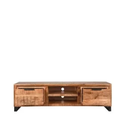LABEL51 Tv-meubel Glasgow - Rough - Mangohout - 160 cm