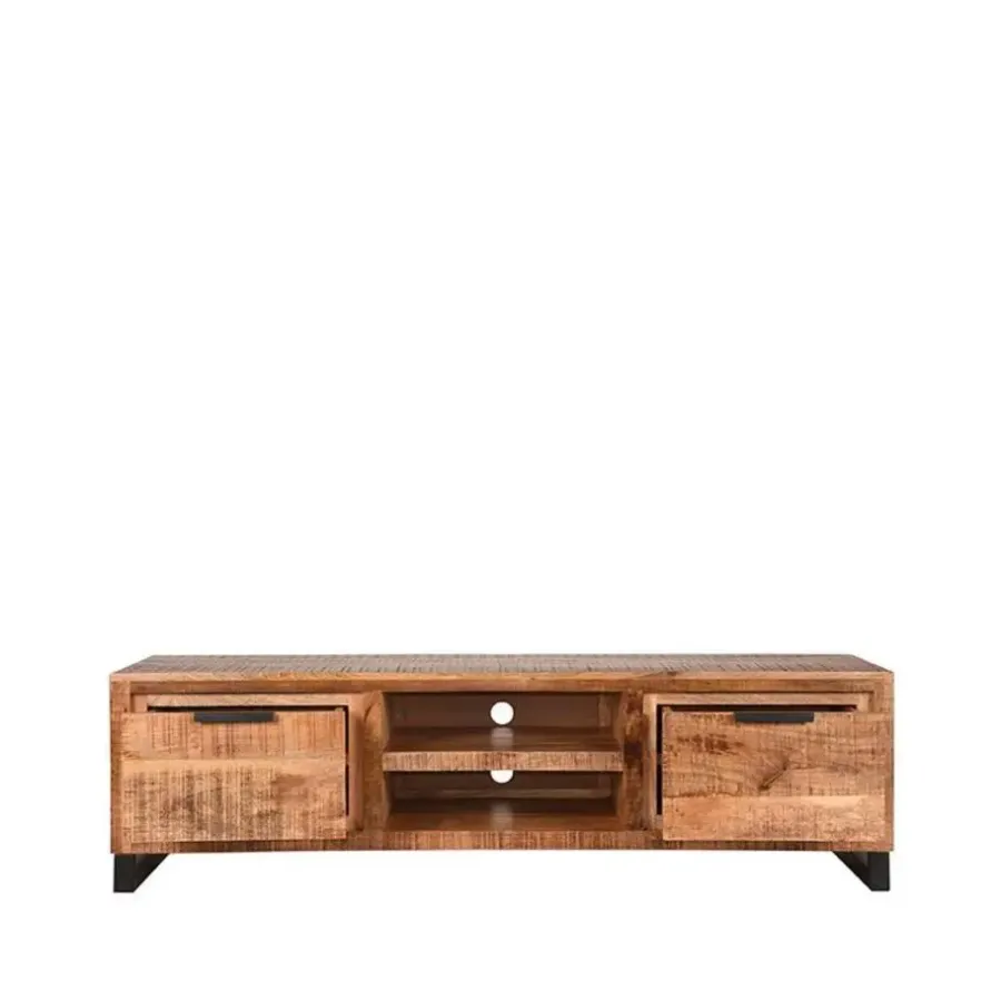 LABEL51 Tv-meubel Glasgow - Rough - Mangohout - 160 cm