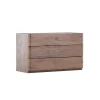Ladekasten|Ladekasten-Fjôrd Ladekast 3 Lades - Donkerbruin MDF - 100x48x60cm - Noble