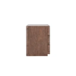 Ladekasten|Ladekasten-Fjôrd Ladekast 3 Lades - Donkerbruin MDF - 100x48x60cm - Noble