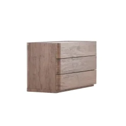 Ladekasten|Ladekasten-Fjôrd Ladekast 3 Lades - Donkerbruin MDF - 100x48x60cm - Noble