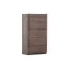 Ladekasten|Ladekasten-Fjôrd Ladekast 5 Lades - Donkerbruin MDF - 55x35x100cm - Noble