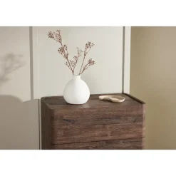 Ladekasten|Ladekasten-Fjôrd Ladekast 5 Lades - Donkerbruin MDF - 55x35x100cm - Noble