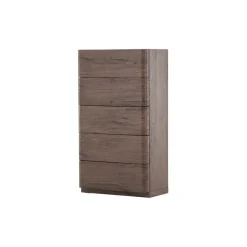 Ladekasten|Ladekasten-Fjôrd Ladekast 5 Lades - Donkerbruin MDF - 55x35x100cm - Noble