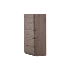 Ladekasten|Ladekasten-Fjôrd Ladekast 5 Lades - Donkerbruin MDF - 55x35x100cm - Noble