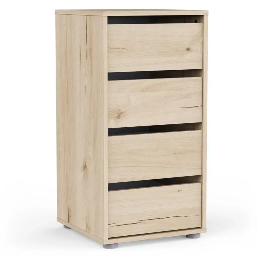 Ladekasten|Ladekasten-CBA Ladekast Blokty - 40x40x76cm - 4 lades - eikdecor