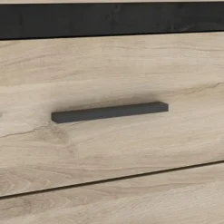 CBA Ladekast Collins-Kronberg eik/Sidewalk zwart