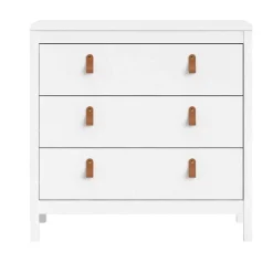 Leen Bakker Ladekast Madeira - wit - 80x82x38 cm