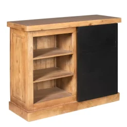 Ladekasten|Ladekasten-StarFurn Ladekast Rechthoek Naturel Hout - 100x45x85cm - Nashville