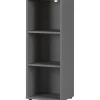 Boekenkasten|Boekenkasten-Germania Lage boekenkast Osmond 45cm - grafiet