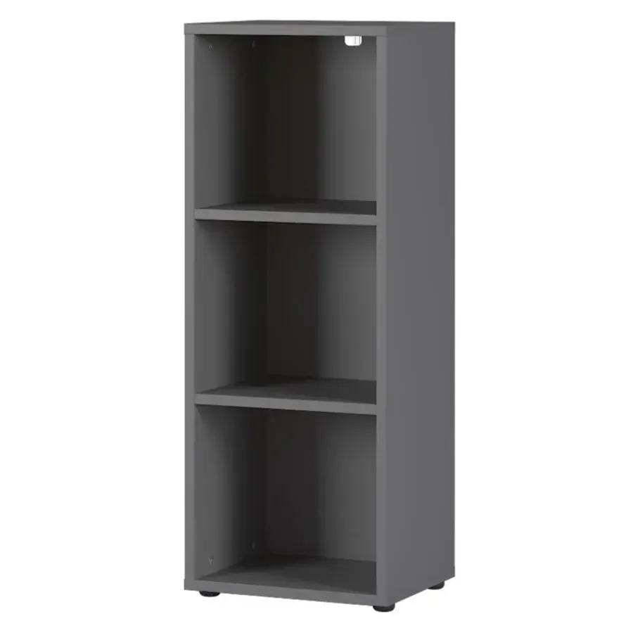 Boekenkasten|Boekenkasten-Germania Lage boekenkast Osmond 45cm - grafiet