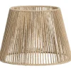 Leen Bakker Lampenkap Bowen - naturel papier - 18xØ25 cm