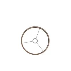 Light & Living Lampenkap Brandy - Bruin - 30x30x21cm