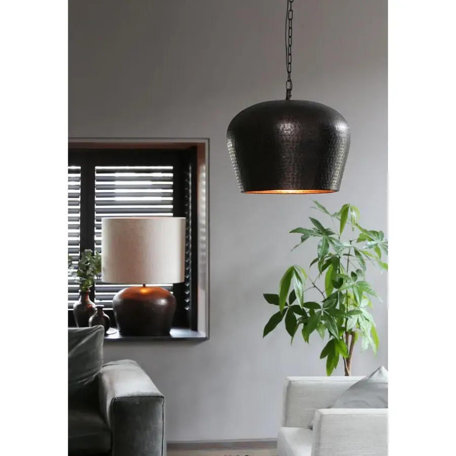 Lampenkappen-Light & Living Lampenkap cilinder LIVIGNO - 50-50-38cm - naturel