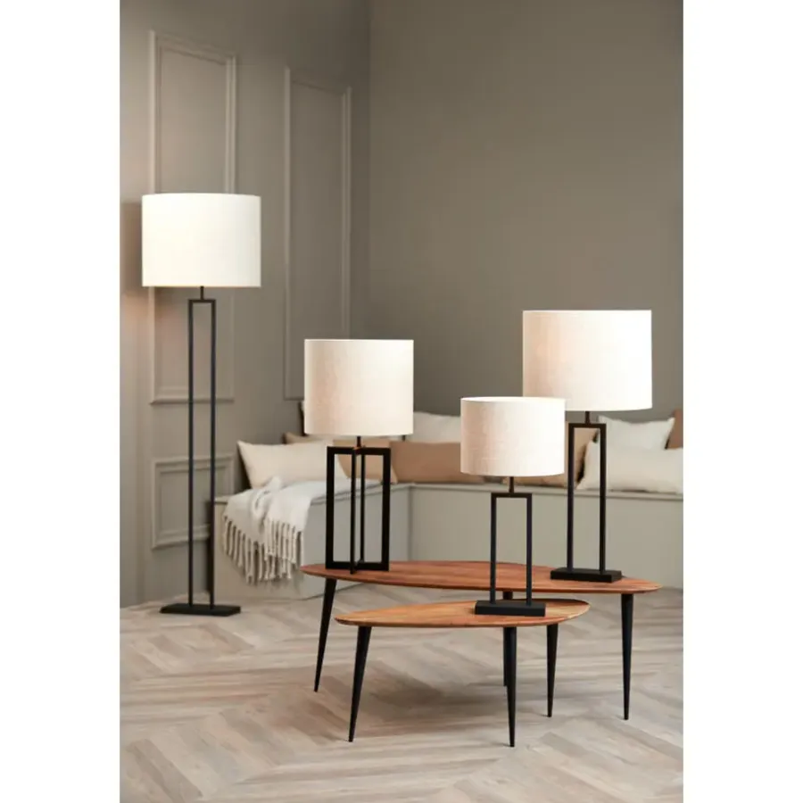 Lampenkappen-Light & Living Lampenkap cilinder LIVIGNO - 50-50-38cm - naturel