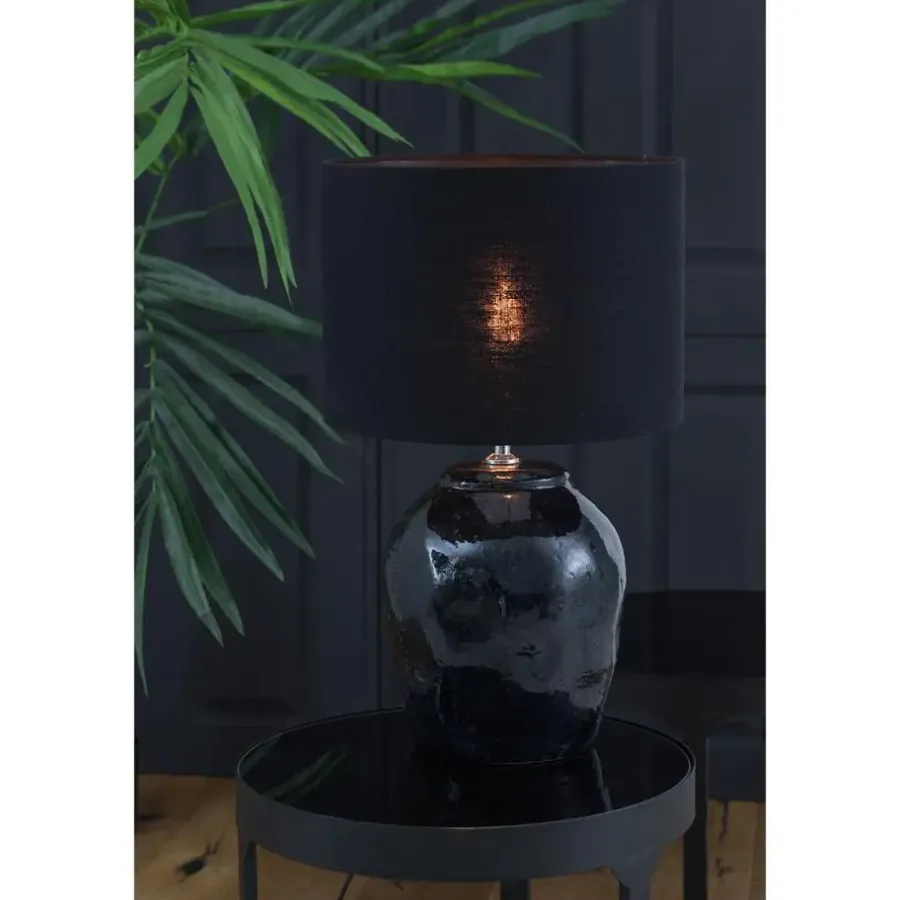 Lampenkappen-Light & Living Lampenkap cilinder LIVIGNO - 40-40-30cm - zwart