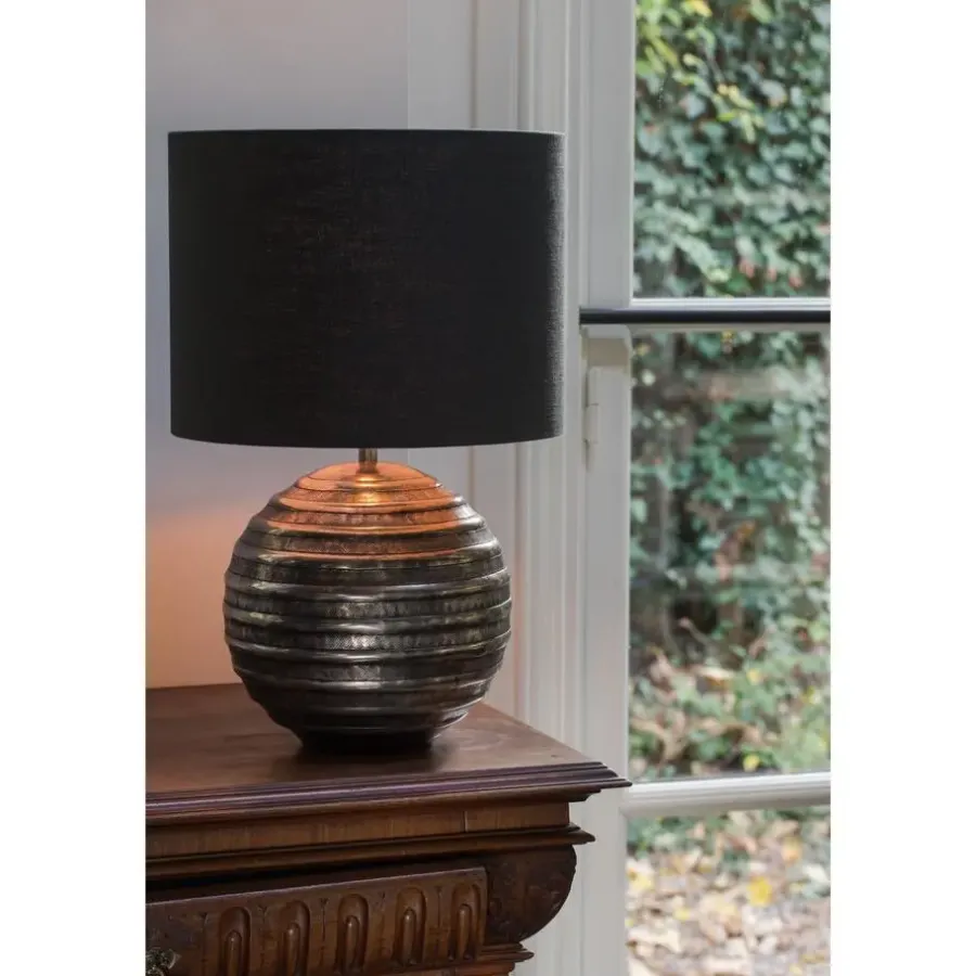 Lampenkappen-Light & Living Lampenkap cilinder LIVIGNO - 40-40-30cm - zwart