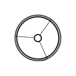 Lampenkappen-Light & Living Lampenkap cilinder LIVIGNO - 40-40-30cm - zwart