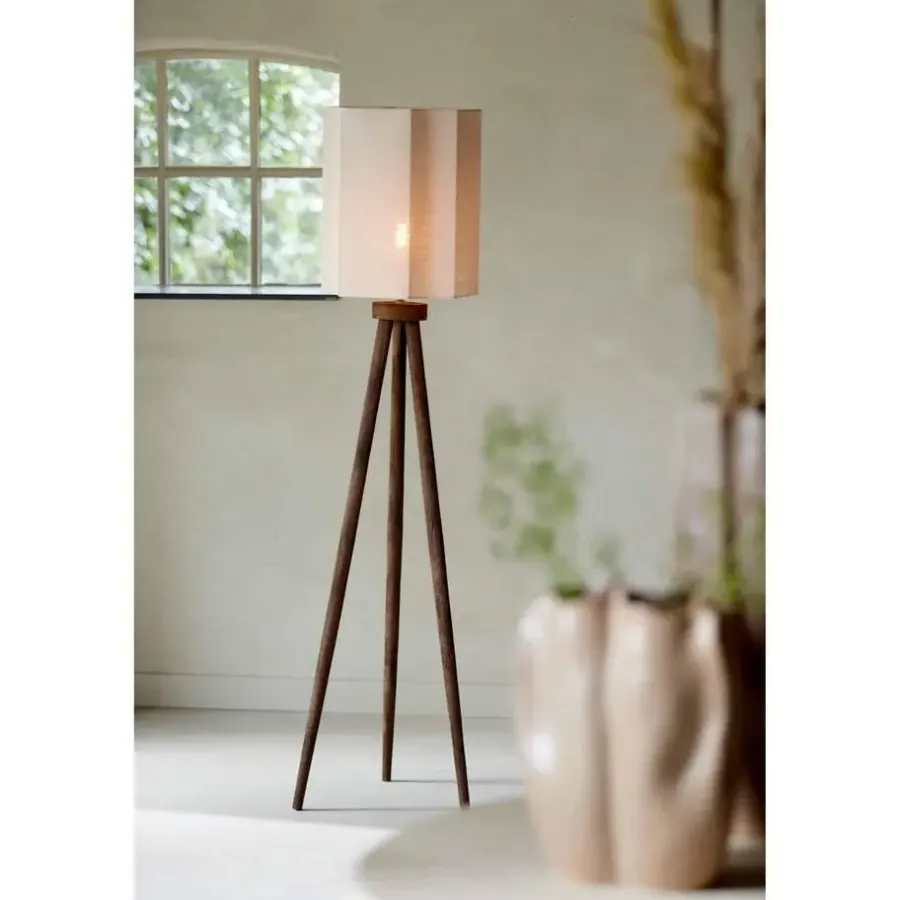 Light & Living Lampenkap Dasli - Bruin - Ø10cm