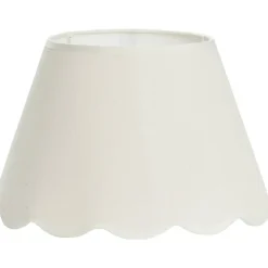 Lampenkappen-Leen Bakker Lampenkap Florine - off-white katoen - 19xØ30 cm