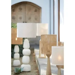 Lampenkappen-Light & Living Lampenkap Lanzano - Bruin - 25x25x30cm