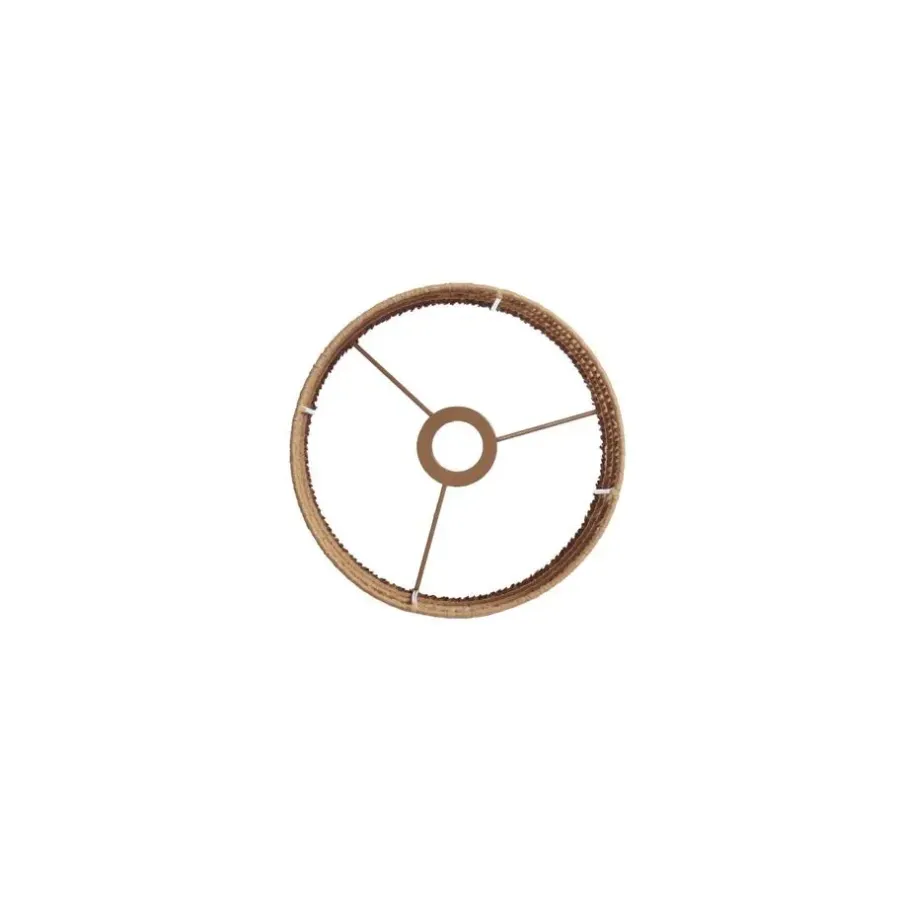 Lampenkappen-Light & Living Lampenkap Lanzano - Bruin - 25x25x30cm