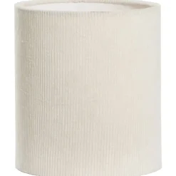 Leen Bakker Lampenkap Liv - off-white polyester - 20xØ18 cm