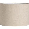 Lampenkappen-Leen Bakker Lampenkap Luna cilinder naturel - 21xØ30 cm