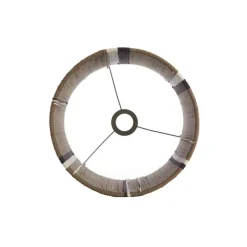 Lampenkappen-Light & Living Lampenkap Medan - Donkerbruin - Ø30cm