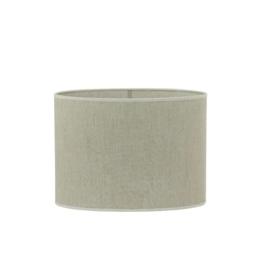 Lampenkappen-Light & Living Lampenkap Ovaal Breska - Parel Wit - 38 x 17,5 x 28 cm