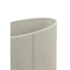Lampenkappen-Light & Living Lampenkap Ovaal Breska - Parel Wit - 38 x 17,5 x 28 cm