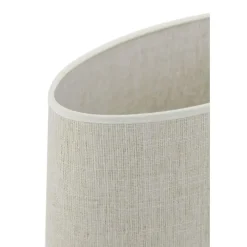 Lampenkappen-Light & Living Lampenkap Ovaal Breska - Parel Wit - 38 x 17,5 x 28 cm