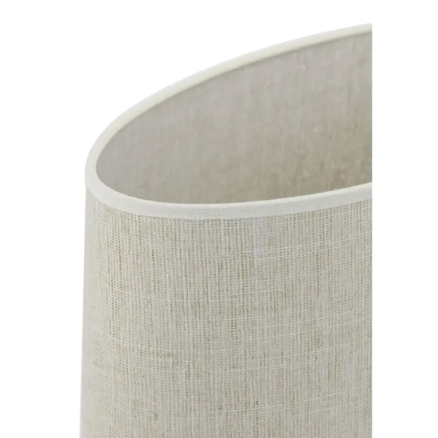 Lampenkappen-Light & Living Lampenkap Ovaal Breska - Parel Wit - 38 x 17,5 x 28 cm